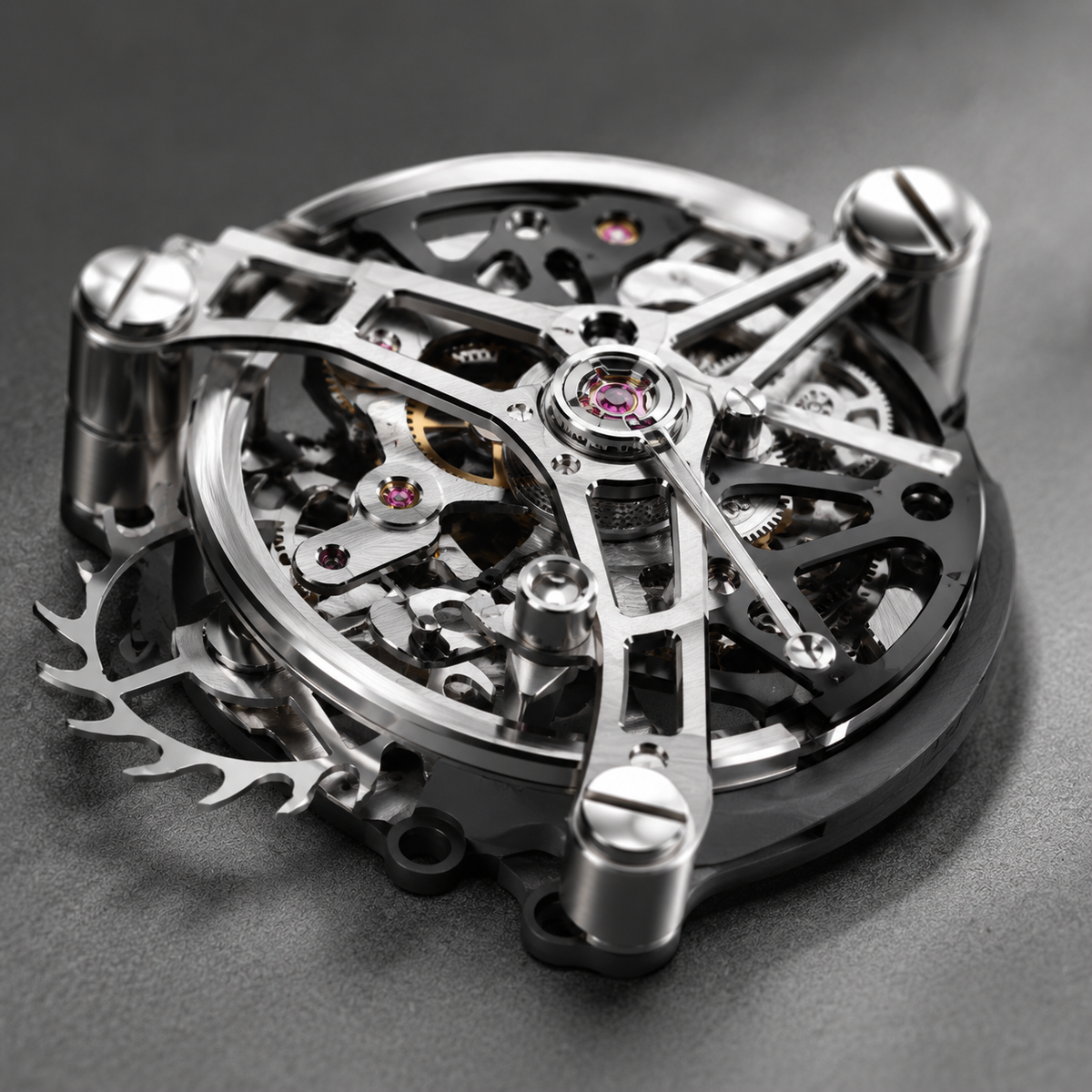 Valloren watch resting on the workshop bench